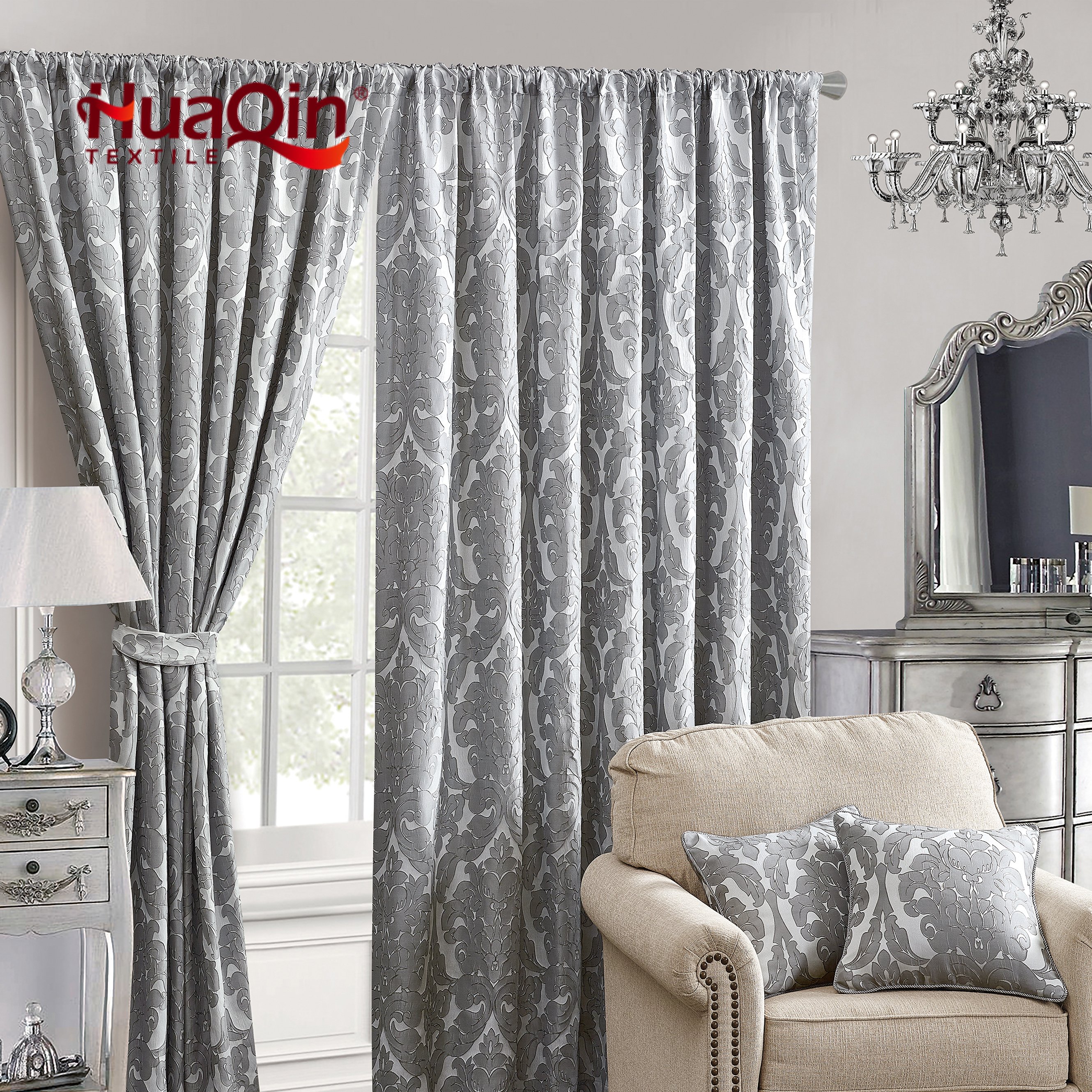 Dot printing Luxury Wholesale King size Quilt Bed Sheet Cotton Cover Bedding Sets Hotel 100% Bedspread And Matching Curtains
