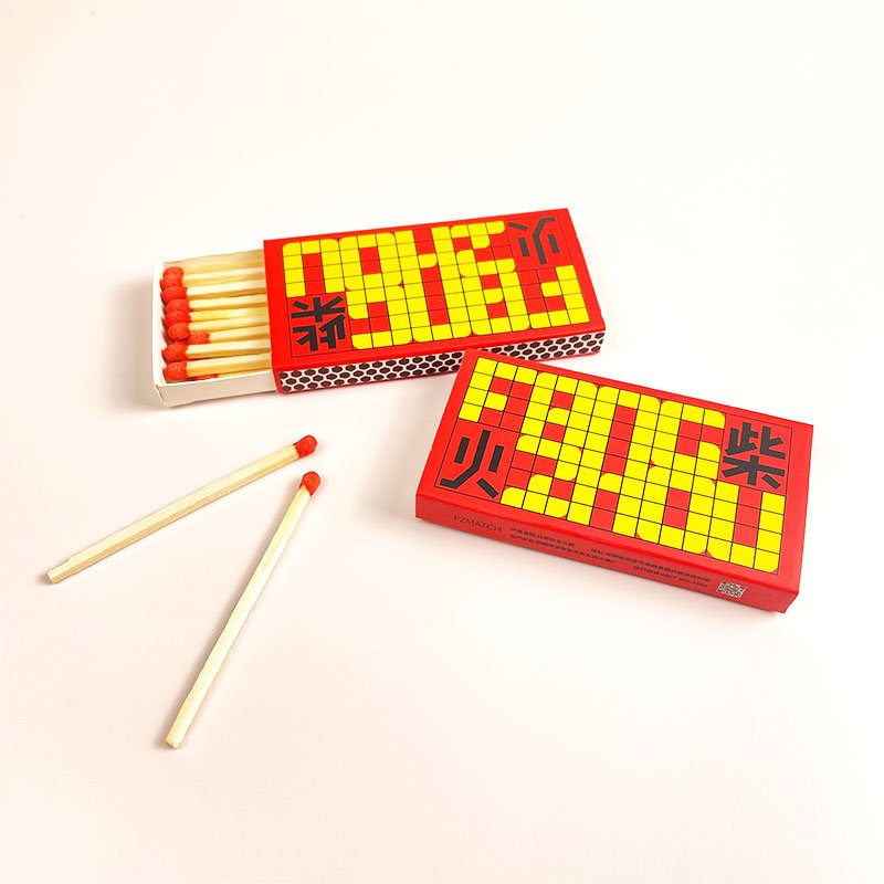 New Hotel Advertising Available Matchbox Manufacturers Processing Customized Size Advertising Matchbox Wooden Stick Bright Match