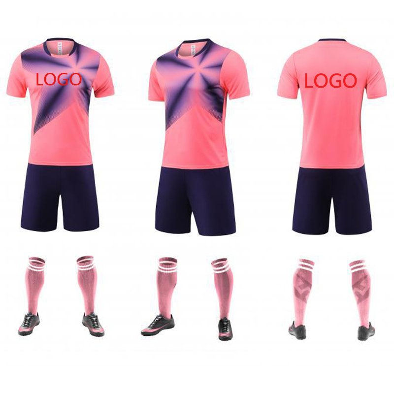 Multi color kids soccer uniforms athletic shirt football outfit soccer exercise training soccer academy set custom match jerseys