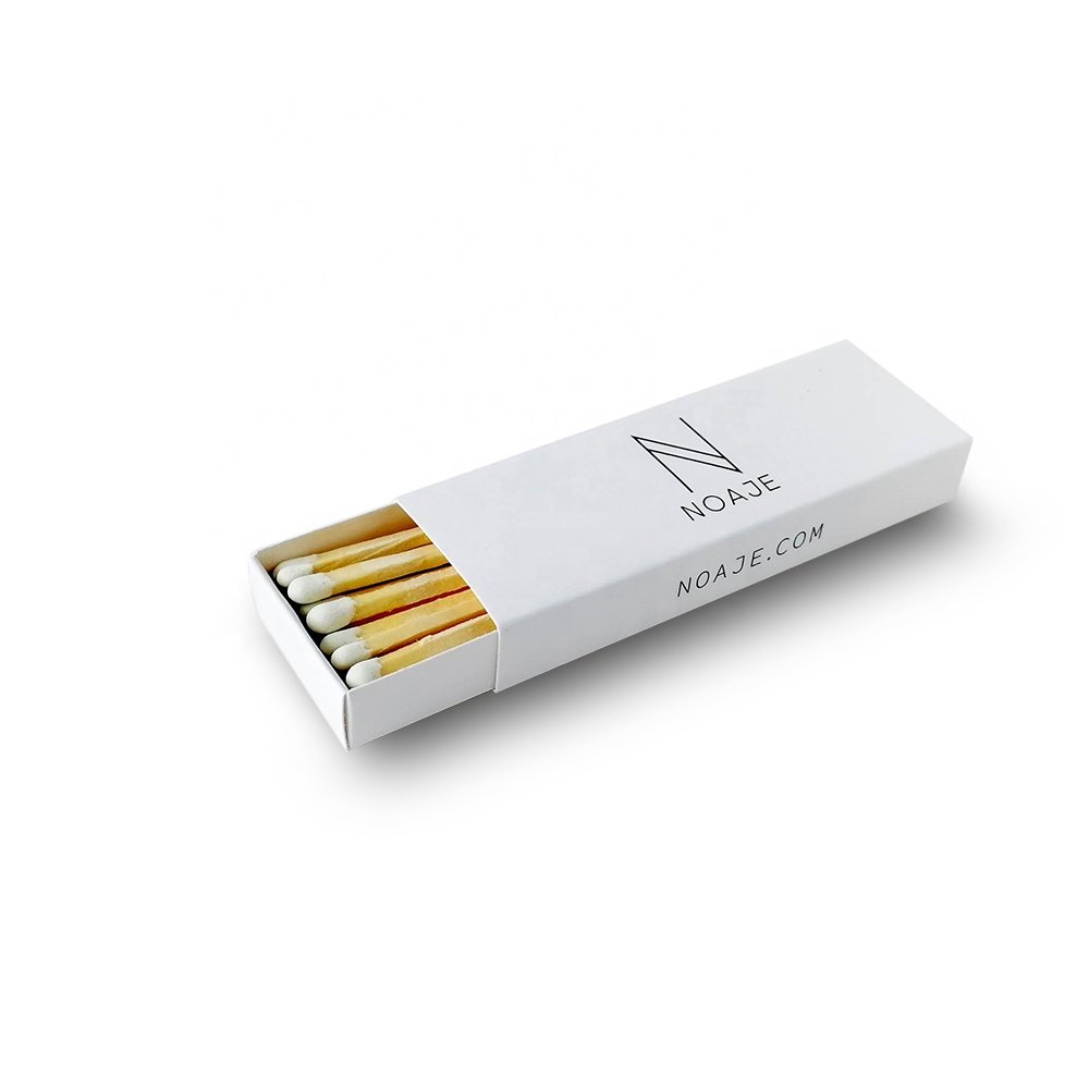 Safety cigar matches with customized logo matchbox UV glossy match boxes