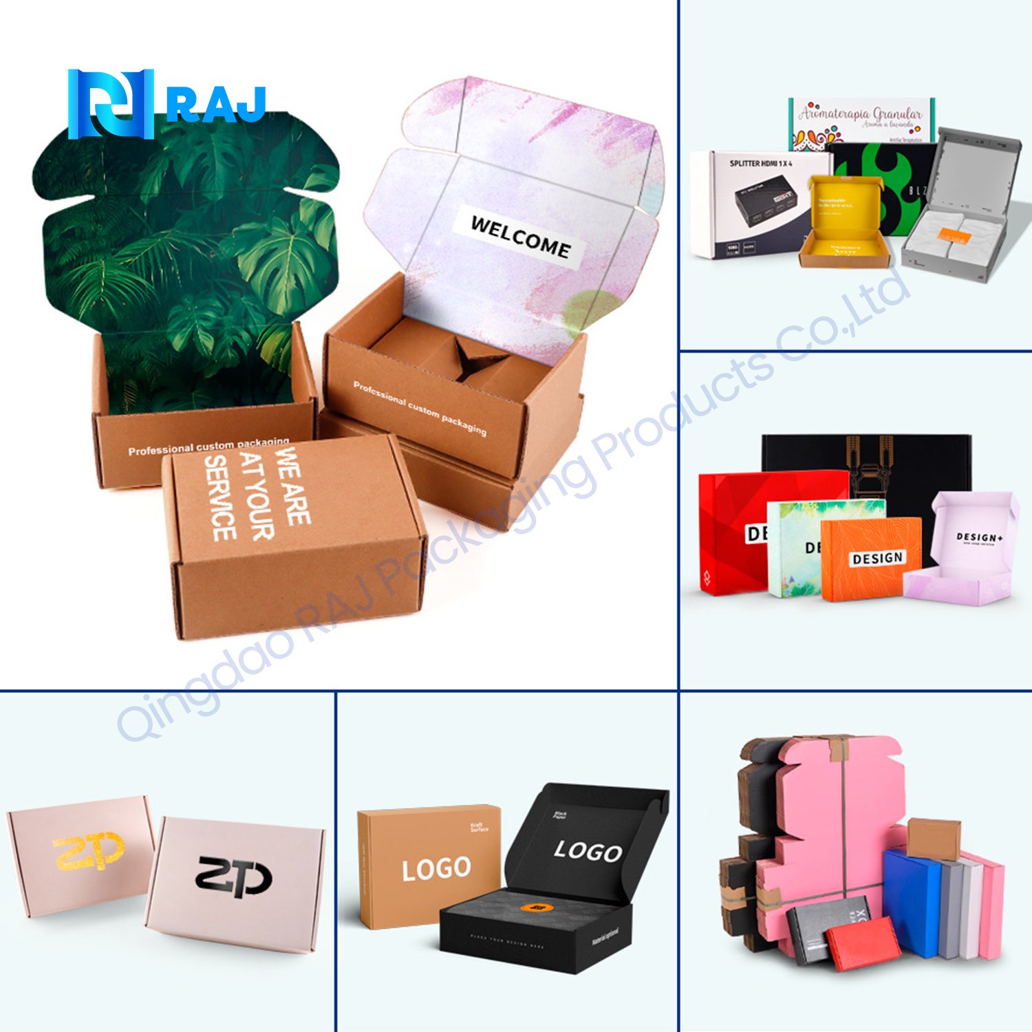 Wholesale Custom Personalized Colored Logo Printed Corrugated Boxes For Gift Shoe Manufacturers hair packaging boxes with window