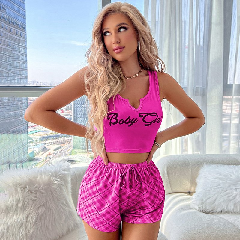 Factory Direct Cozy Sleepwear Fashionable Sexy Cute Family Matching Women Pajamas Sets