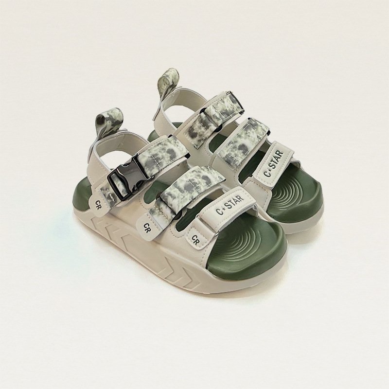 Children's fashion all-match sandals 2024 summer new boys beach shoes large Girls Pink casual shoes