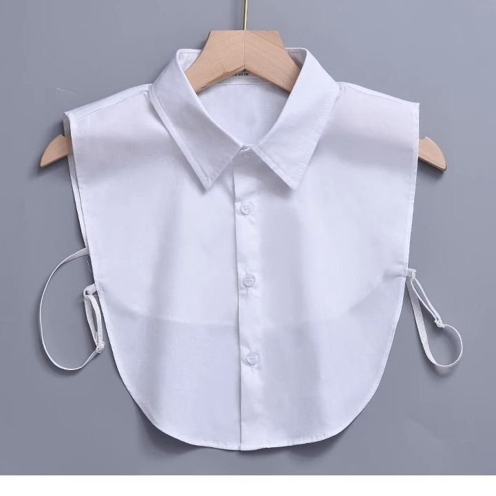 OEM LOGO shirt collar All match men's and women's sweater decorated shirt collar black and white blue decorated collar
