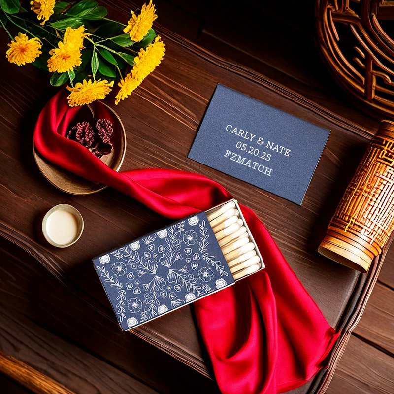 Black Box Gold Logo Matchboxes Custom Size Hotel Advertising Usable Matchboxes Advertising Hotel Matches