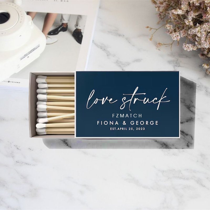 Hot sell Long matches box Colored match for hotel candle strong sticks high quality wooden embossed printing matchsticks