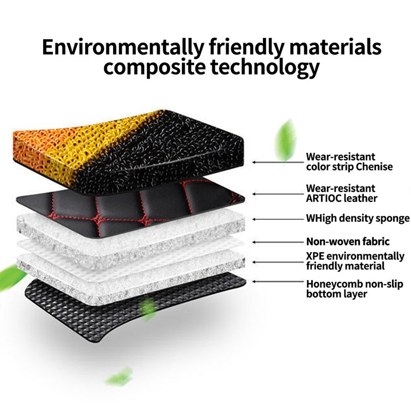 Sells High Quality Waterproof Single Or Double Multiple Colors And Styles Car Mats 4 Pieces Car Floor MATS For 99% Of The Cars
