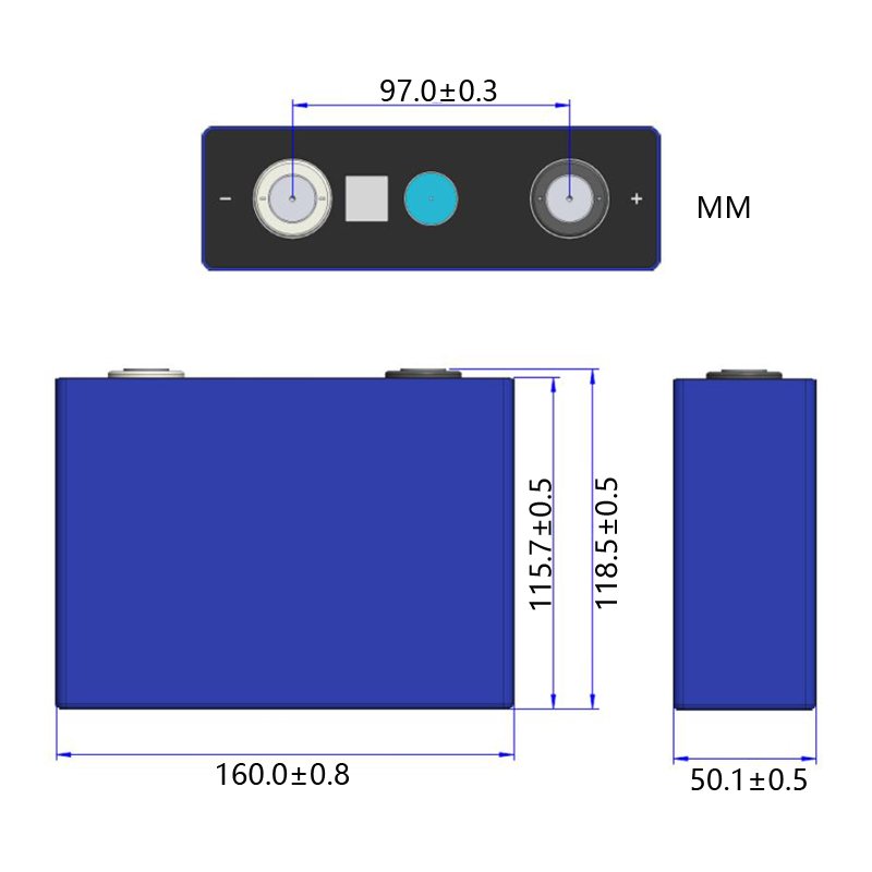 1pcs 3.2V 100AH EVE LF100LA LiFePO4 (LFP) Cell Battery (Fully Matched) with deep 5000 cycles --Genuine Grade A