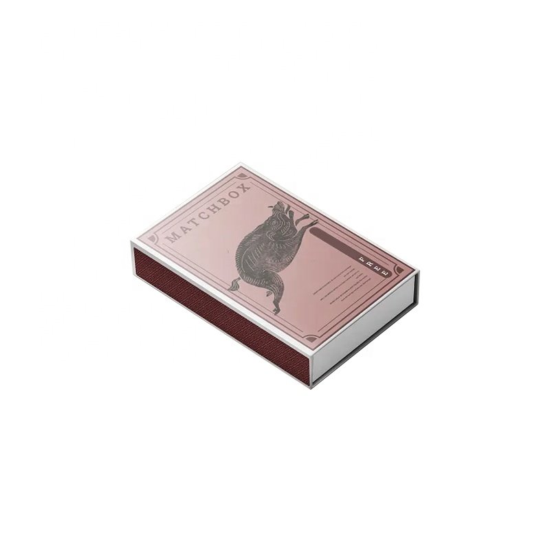 Wholesale custom printed empty personalized wedding matchbox drawer gift packaging Candle match boxes with logo