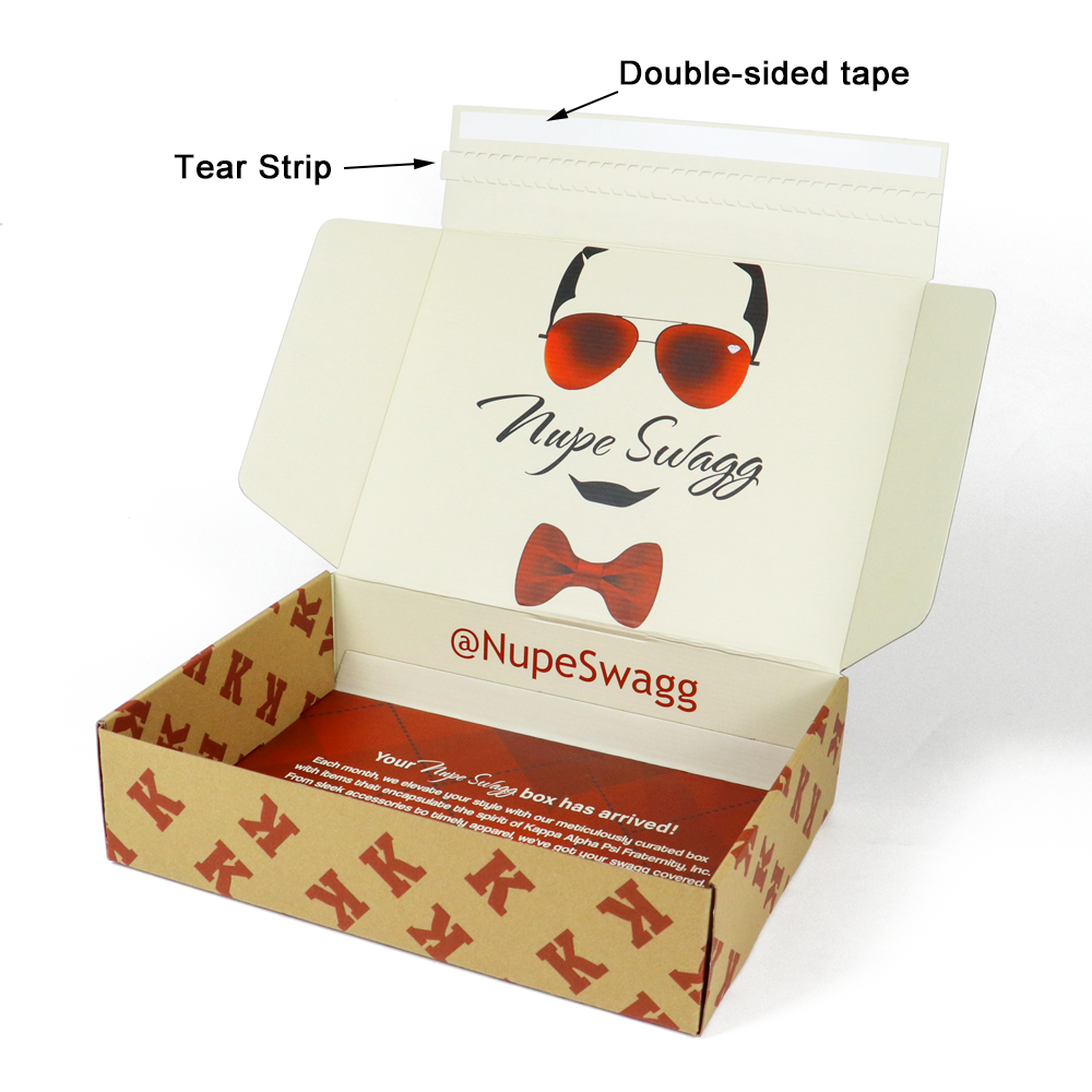 custom logo recycled materials clothing baby blanket shipping luxury cardboard cosmetic corrugated shipping mailer packaging box