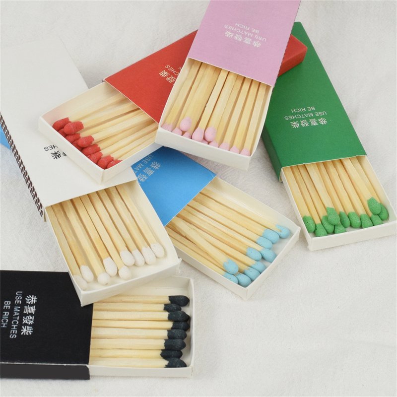Customized Carton Match Boxes as Promotional Gifts Candle Boxes Matches Manufacturer Customized Boxes Logos