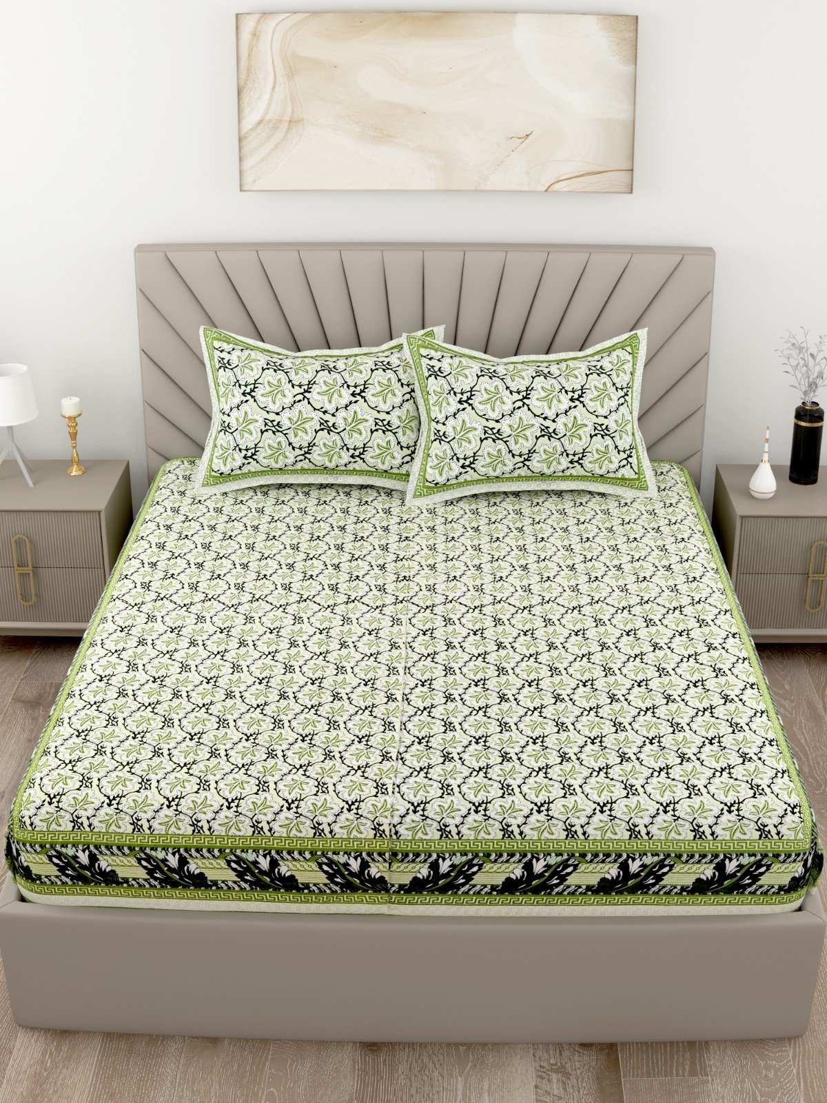 Looking Pure Cotton Super King Size Bedsheets