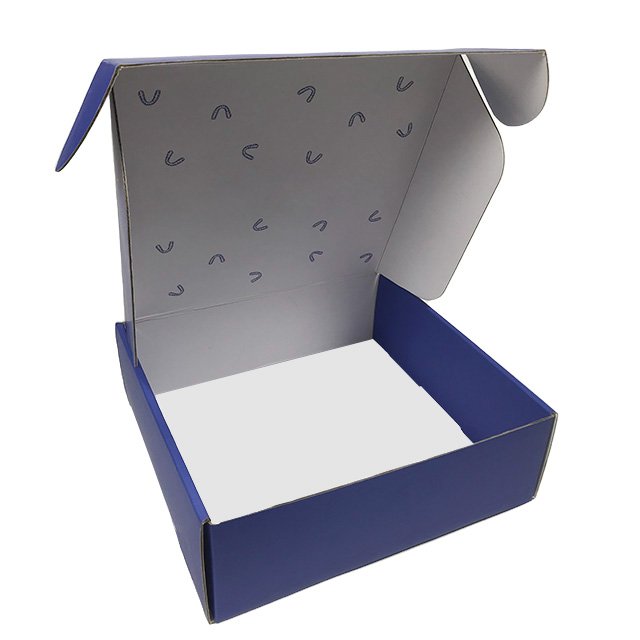 Customized Logo Blue and White Color Matching Beauty Skin Care Makeup Paper Box Clothing Gift Box Packaging Shipping Boxes