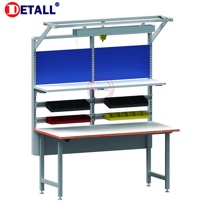 electronic Inspection esd repairing table antistatic table with light esd work table for electronics match with tools