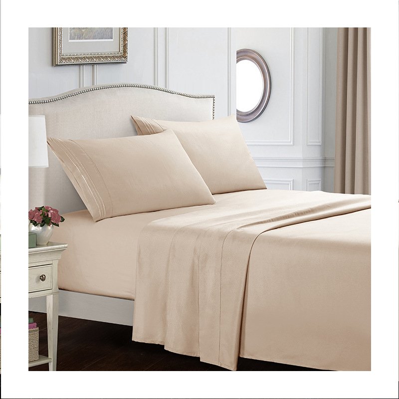 Best SaleBedding Sets Fitted and Flat Bed Spread Bedding Set Bedsheets Sets Fitted Sheet