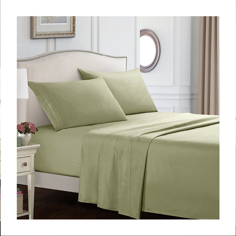 Best SaleBedding Sets Fitted and Flat Bed Spread Bedding Set Bedsheets Sets Fitted Sheet