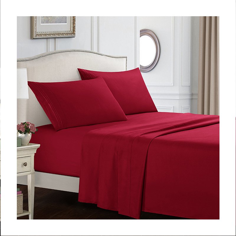 Best SaleBedding Sets Fitted and Flat Bed Spread Bedding Set Bedsheets Sets Fitted Sheet