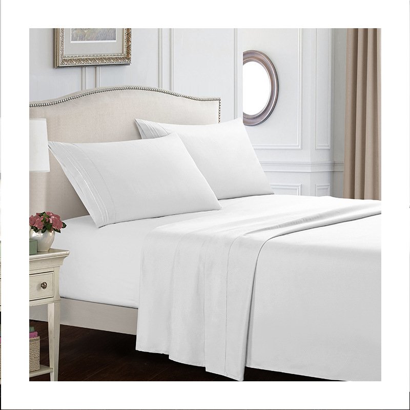 Best SaleBedding Sets Fitted and Flat Bed Spread Bedding Set Bedsheets Sets Fitted Sheet