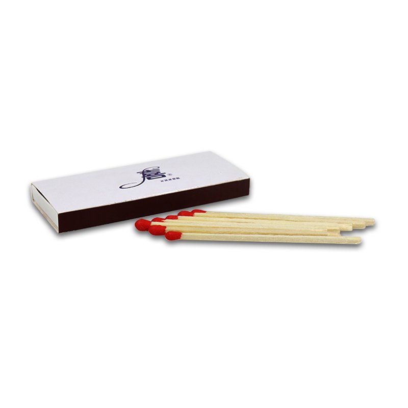 New Products Promotional Custom Logo White Long Slide Match Box Reusable Packaging Plain Small Matchbox