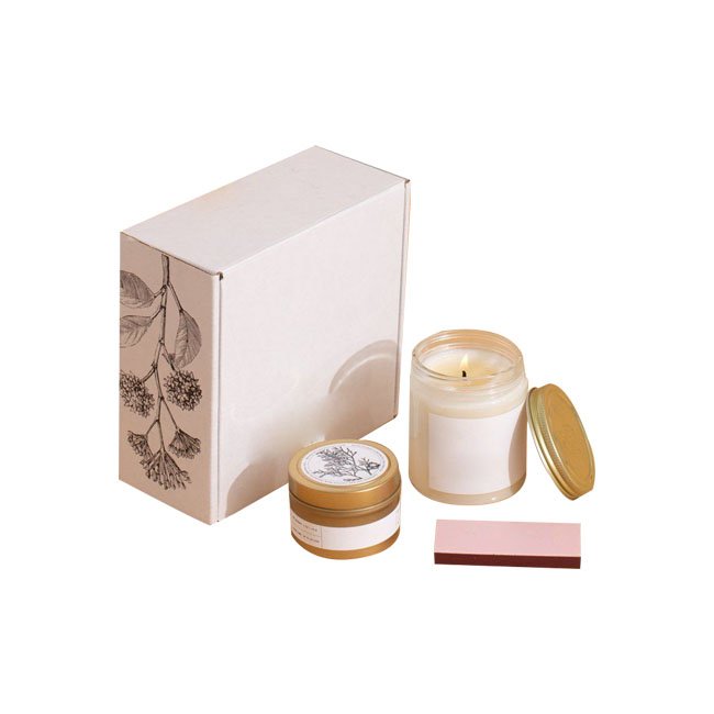 New trend custom personalized world paper box Candle box packaging Luxury with logo paper tube candle set gift box