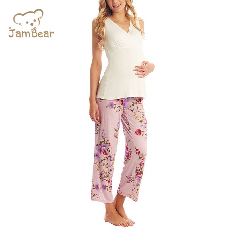 Sustainable maternity pyjamas matching baby organic bamboo baby gown and matching pajamas mom and baby matching robe