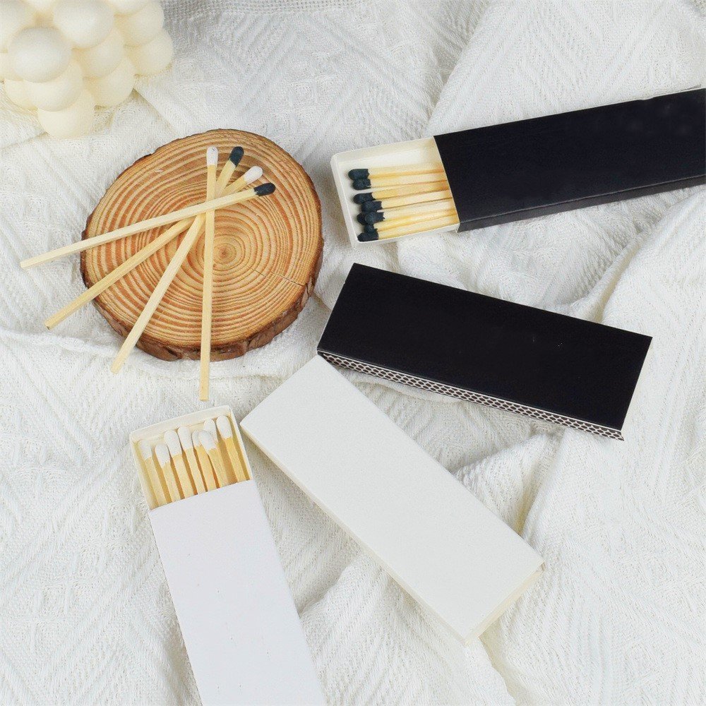 Hot sale wooden stick matches custom hotel advertising safety matchbox matches