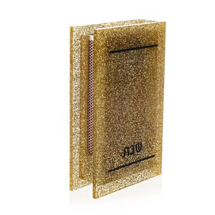 Jewish Glitter Silver Acrylic Match Box For Hanukkah Glitter Gold Marble Acrylic Matches Storage Box For Passover