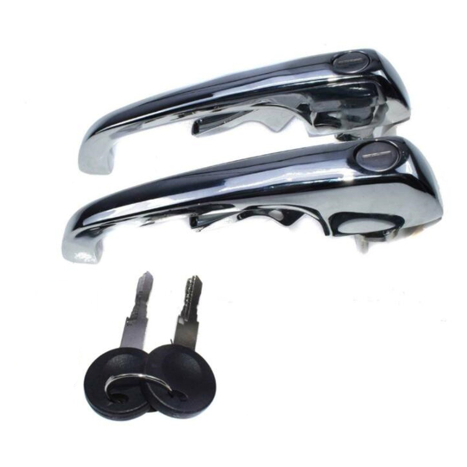 Pair) FOR VW Bay Window Bus Exterior Door Handle Sets With Matched Keys - 211837205N