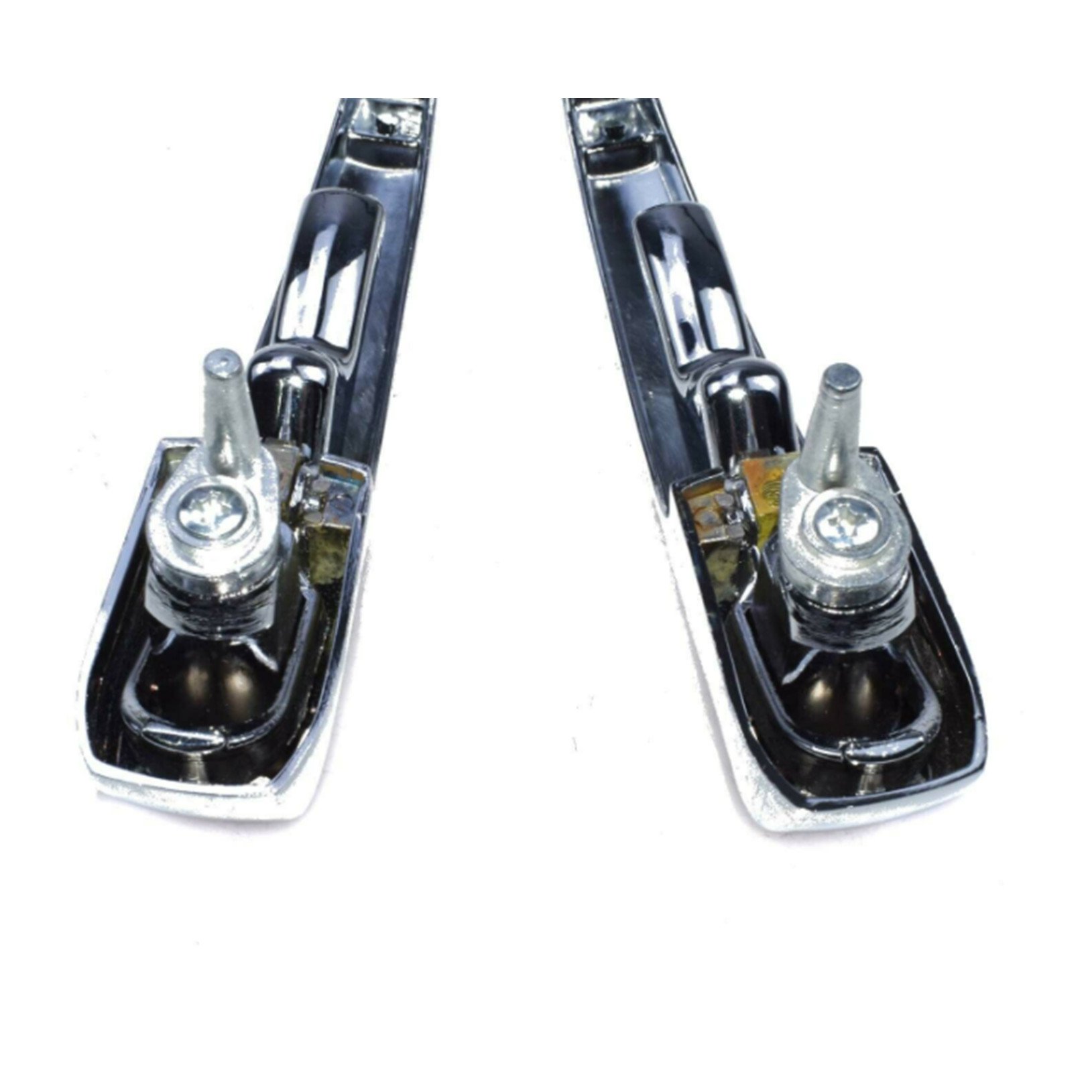 Pair) FOR VW Bay Window Bus Exterior Door Handle Sets With Matched Keys - 211837205N