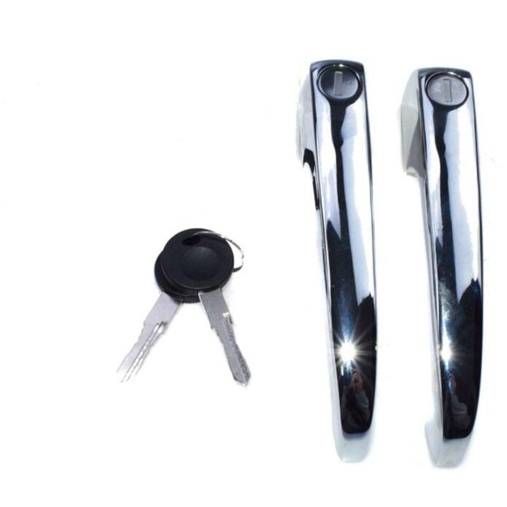 Pair) FOR VW Bay Window Bus Exterior Door Handle Sets With Matched Keys - 211837205N