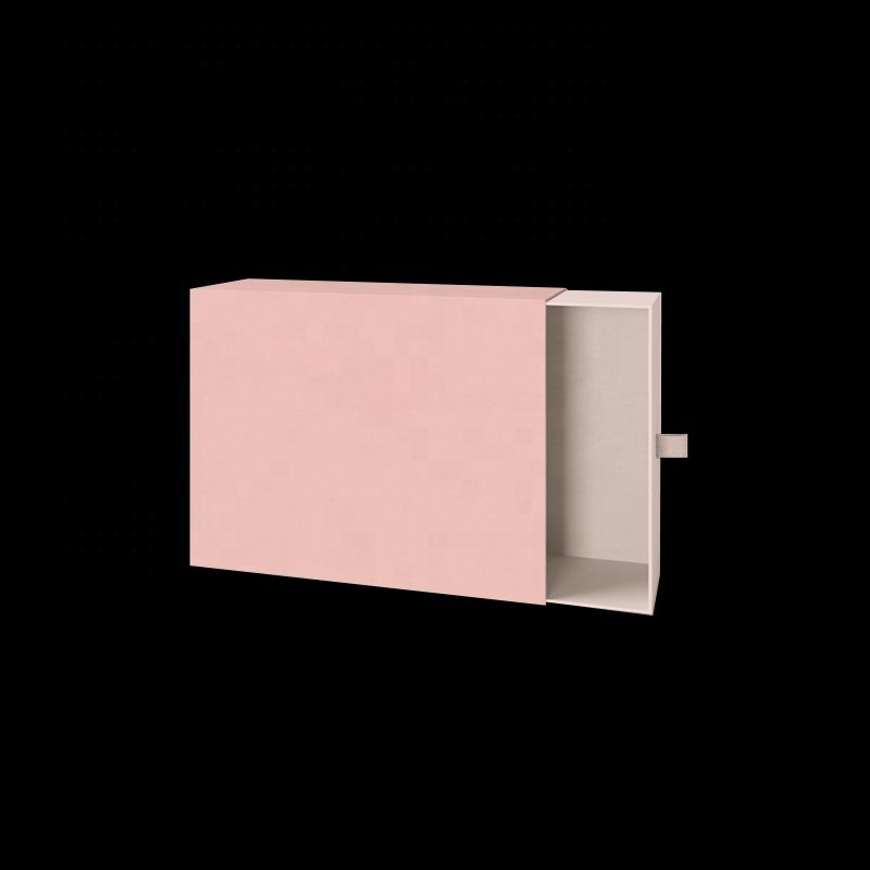 Custom Size Printing Logo Match Cardboard Paper Bracelets Jewelry Gift Box Kraft Paper Sliding Drawer Box Packaging Box