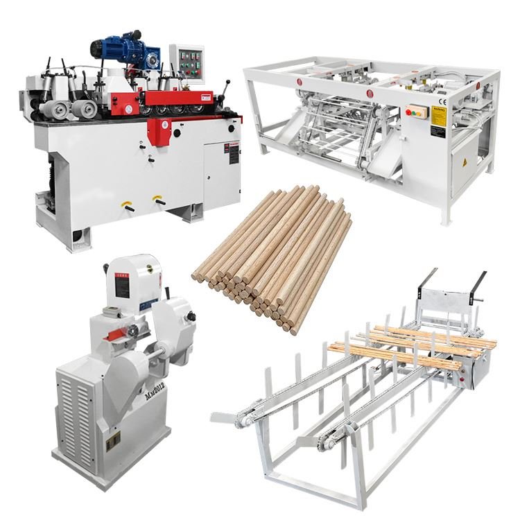 Matches Making Machine Wooden Stick Wood Handle Machine Making Machine Make Wooden Broom Handle Sale Production Line