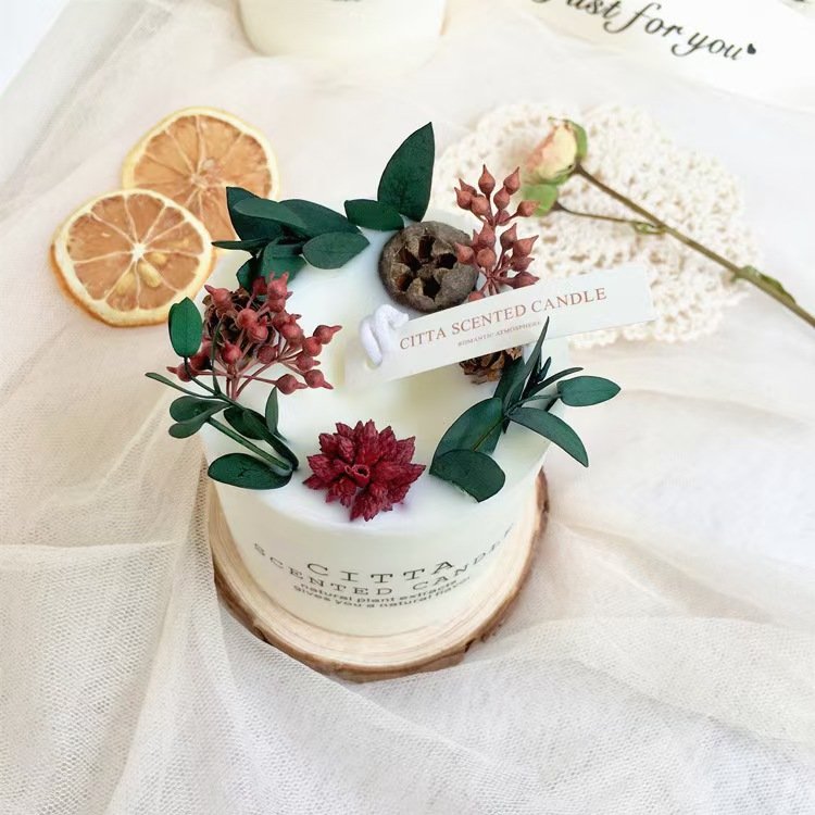 Factory Direct Selling Lovely Christmas Birthday Custom Logo Creative Soy Wax Scented Candle Set