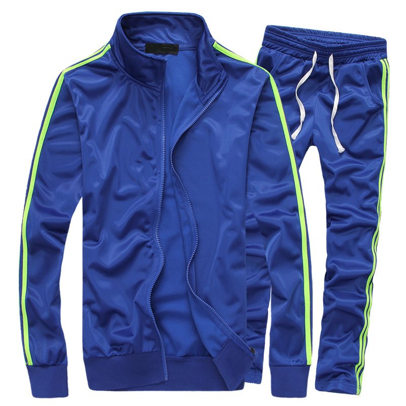white tracksuit blank soccer training tracksuit sets customized logo football match jerseys Full zipper youth school running set