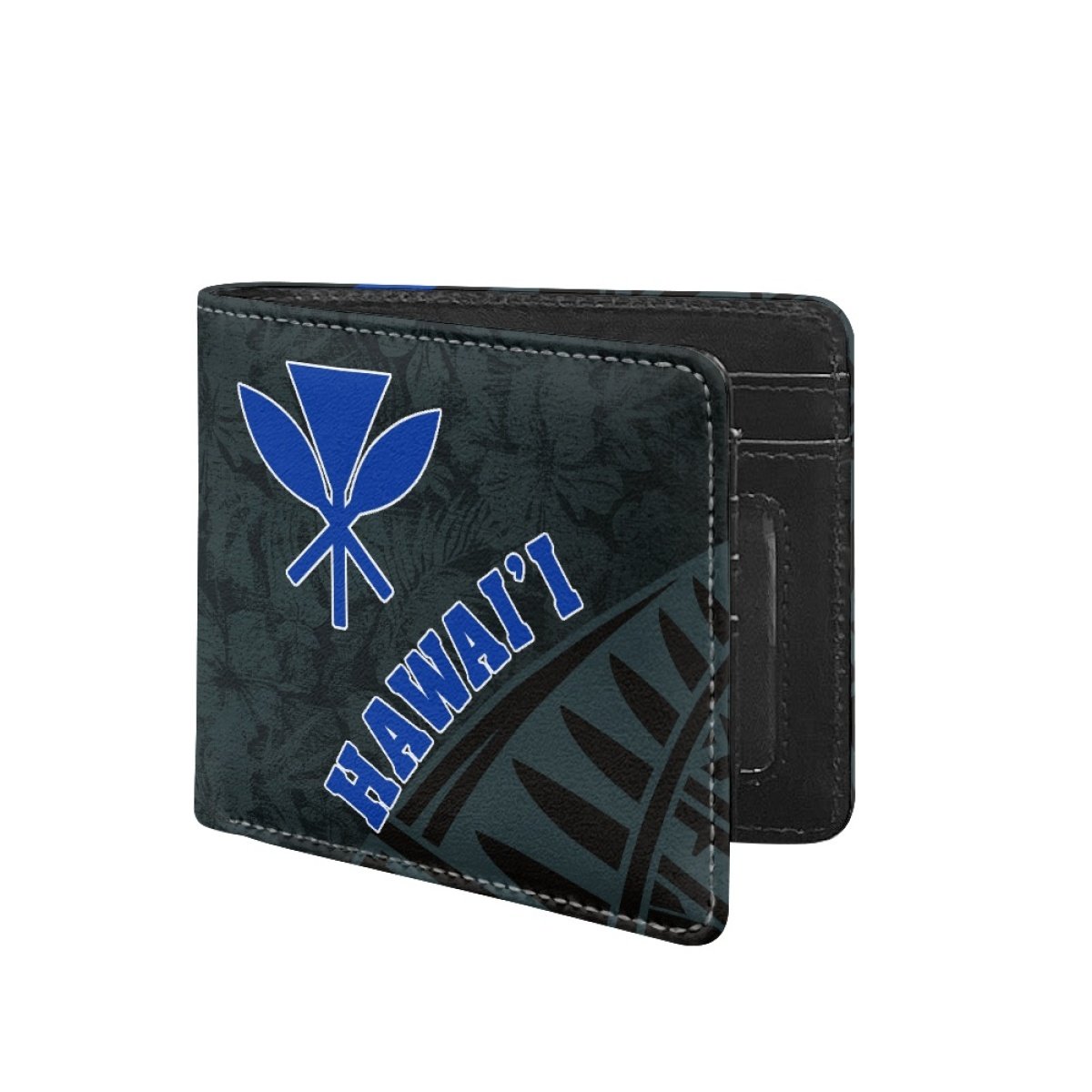 Exquisite And Practical Polynesia Hawaii Pu Men's Wallet Custom Printing On Demand Simple And Stylish All-Match Men's Wallet