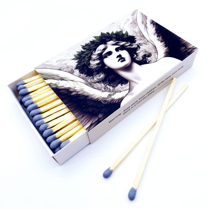 4 inch colored head candle matches custom design match boxes safety matches