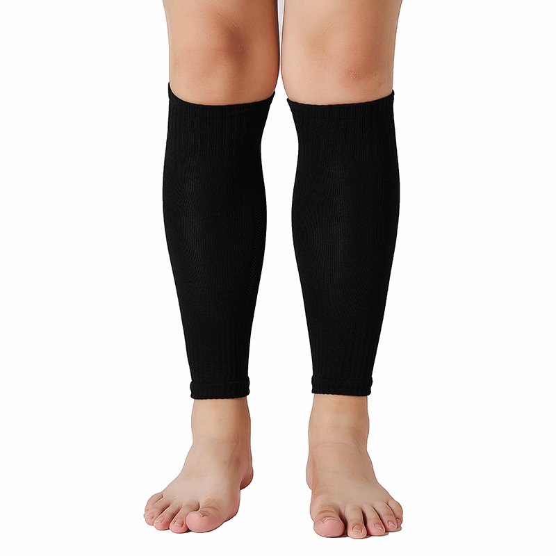 Solid Color Leg Sleeve Running Sports Socks Match Soccer Socks Outdoor Exercise Calf Compression Sleeve