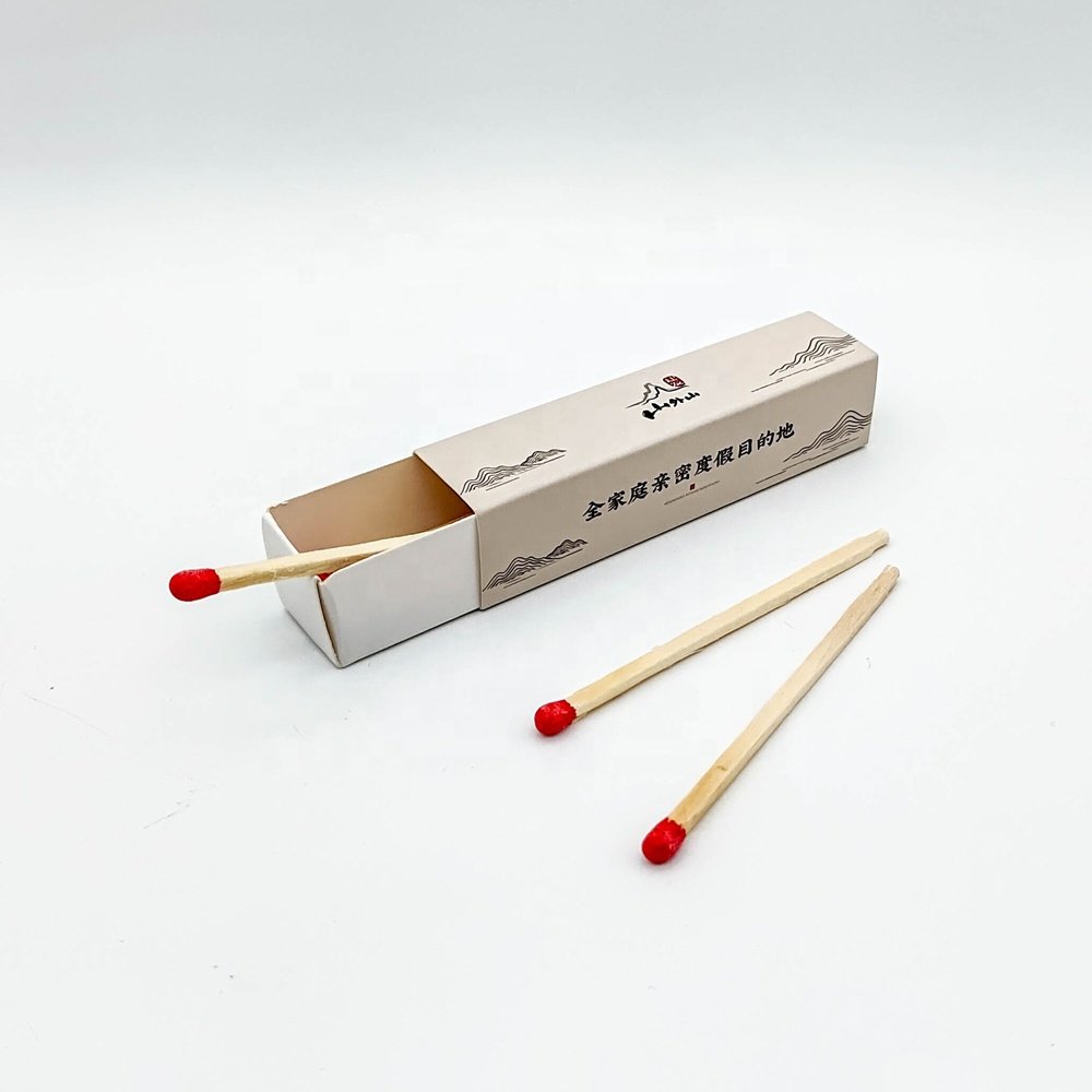 Customized lipstick matches safety wooden box matches wholesale for hotel