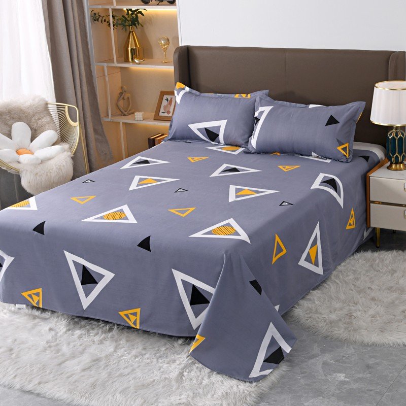 Factory price beauty bed cover Multiple prints flat cheep bedsheet bed sheets