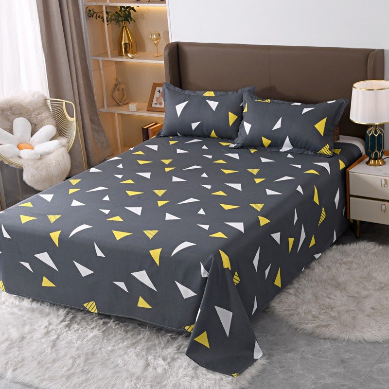 Factory price beauty bed cover Multiple prints flat cheep bedsheet bed sheets