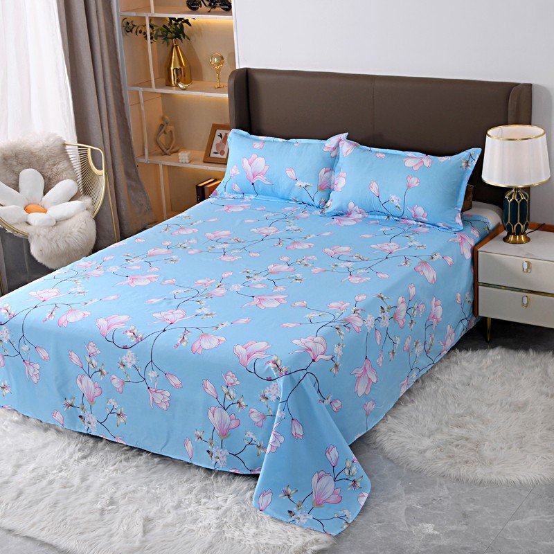 Factory price beauty bed cover Multiple prints flat cheep bedsheet bed sheets