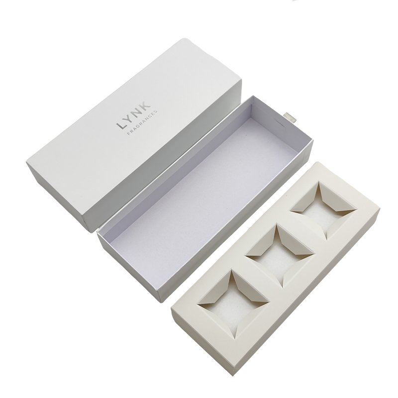 Custom Design Candle Package Rigid Cardboard Box Drawer Match Boxes Embossing For Candles