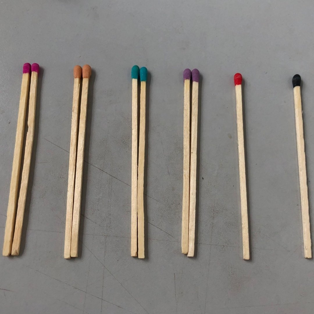 Colored Matches Sticks Safety Matches in Bulk for USA market 96mm