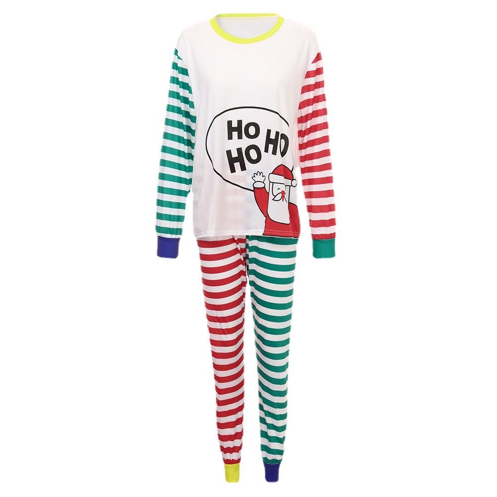 New Printed Christmas Sets of Parent-child Clothing Family Home Wear Family Pajamas Matching Sets