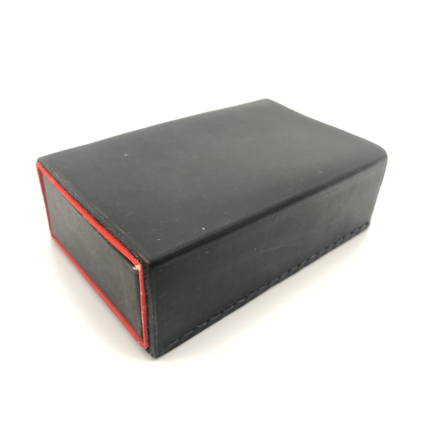 2022 New Classic Traditional Design Leather Safety Match Stick Box Bulk Quantity Low MOQ PU Leather Safety Match Case For Sale