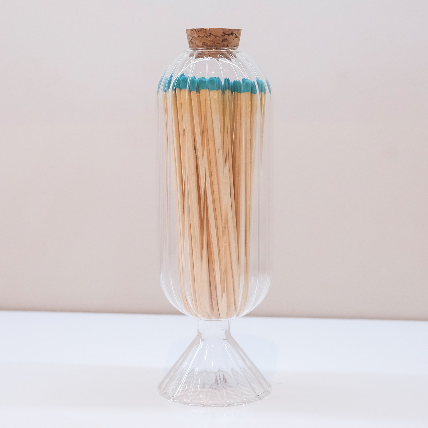 Wholesale Customized Match Decorative Custom Logo Long Wooden Stick Glass Bottle Of matches with logo