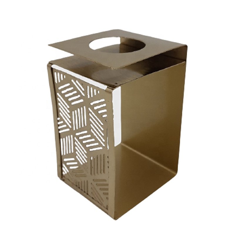 Table Top Decorative Modern Design Iron Metal T-Light Holder Brass Plating New Style Candle Holder For Home Decoration