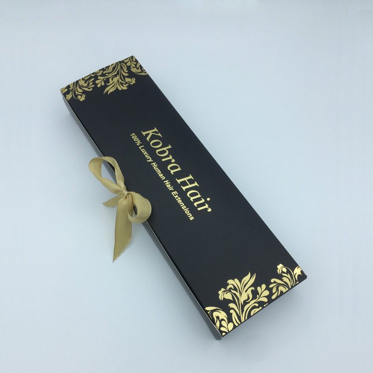 OEM factory custom hair extention packaging wig packaging box custom match box