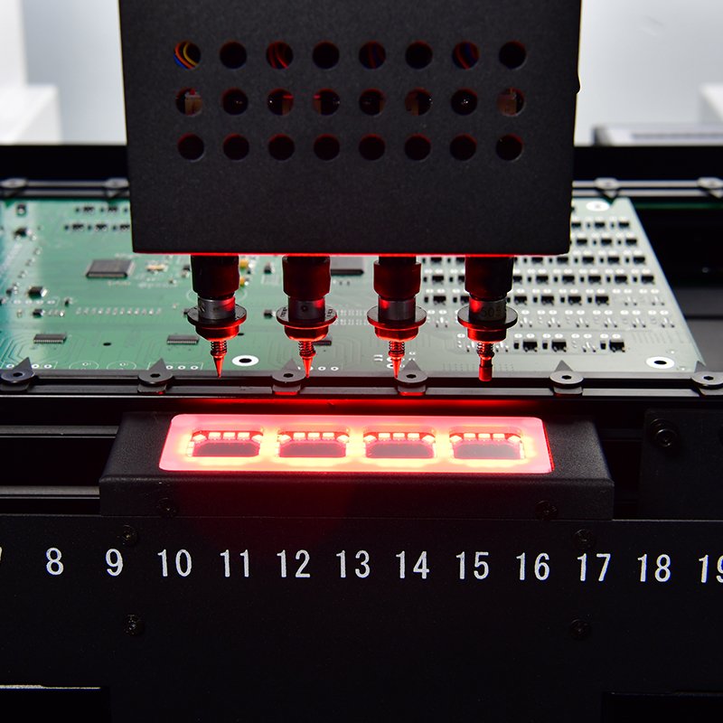 Stock in EU Automatic PCB Production Machine SMT550 Electronic Components Making wtih 50feeders and 4heads
