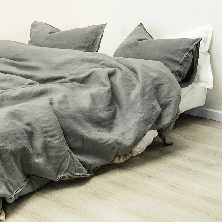 2022 new product hot sale quilt cover washed flax bedding set bed sheet set with matching curtains bedding